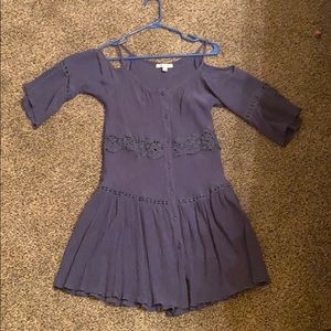 Blue flows dress/coverup